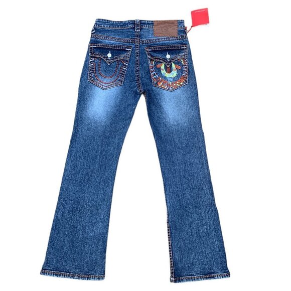 BNWT Vintage Embroidered True Religion Jeans Size 30 Relaxed Straight - Picture 4 of 9